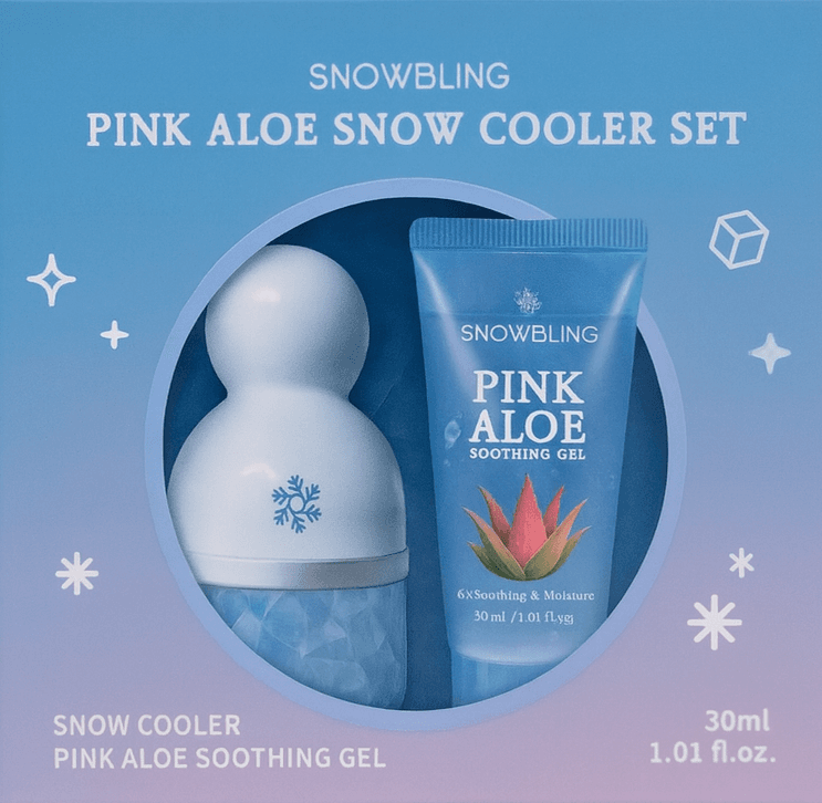 pink aloe snow cooler set
